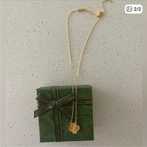 Gold Clover Necklace